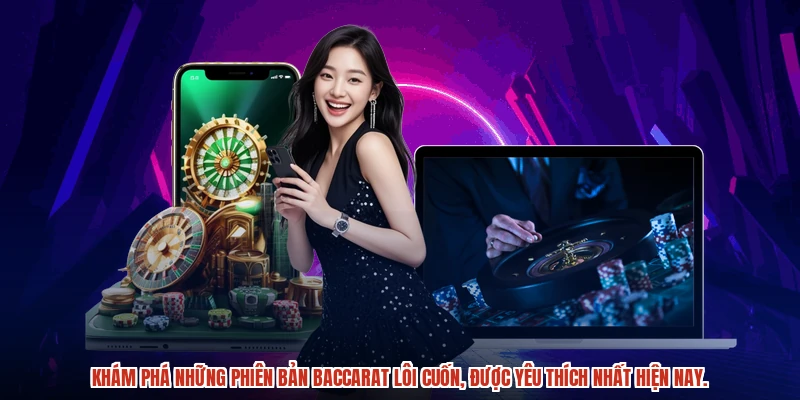 Khám phá những phiên bản baccarat lôi cuốn, được yêu thích nhất hiện nay.