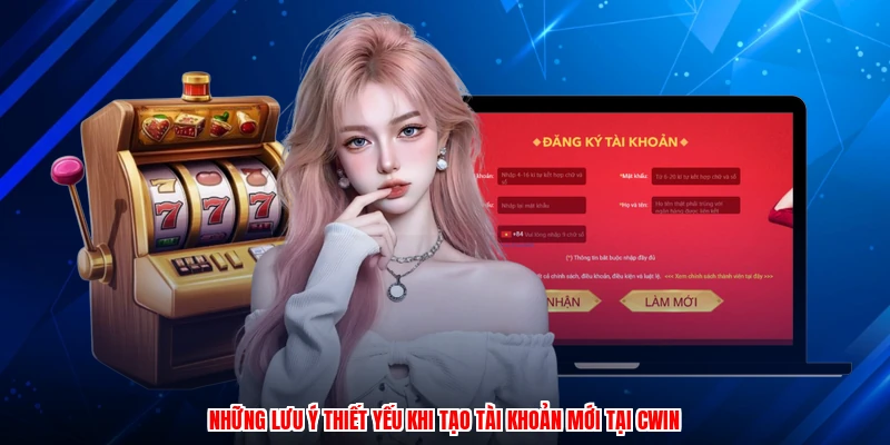 Những lưu ý thiết yếu khi tạo tài khoản mới tại CWIN